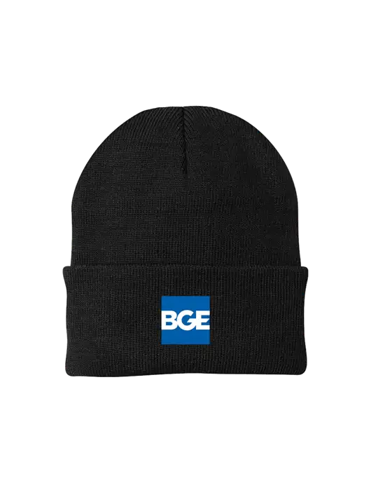 Black Knit Cap w/BGE Logo