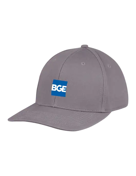 Premium Modern Structured Twill Charcoal Snapback Cap w/BGE Logo