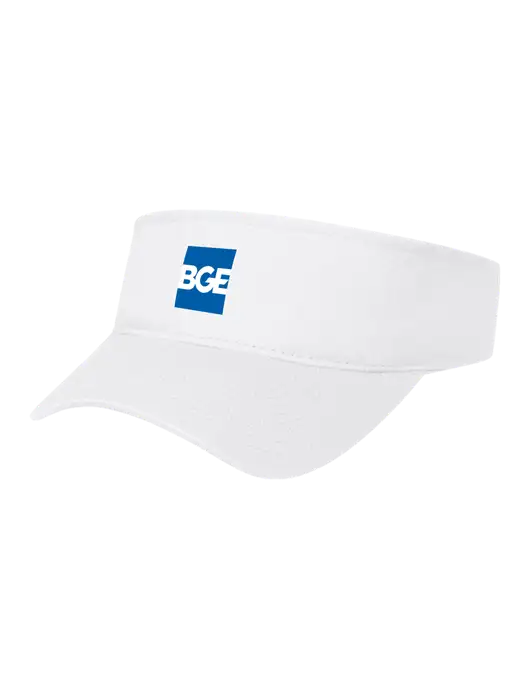 White Cap Visor w/BGE Logo