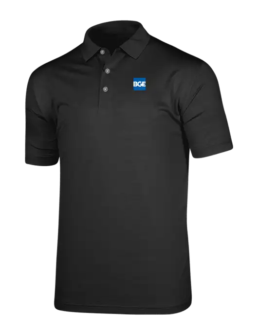 Callaway Vibrant Black Ventilated Polo w/BGE Logo