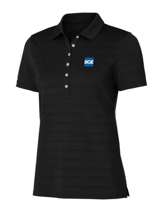 Callaway Womens Black Ventilated Polo w/BGE Logo
