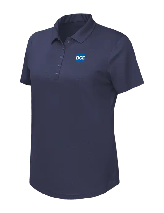 Callaway Womens Birdseye Navy Polo w/BGE Logo