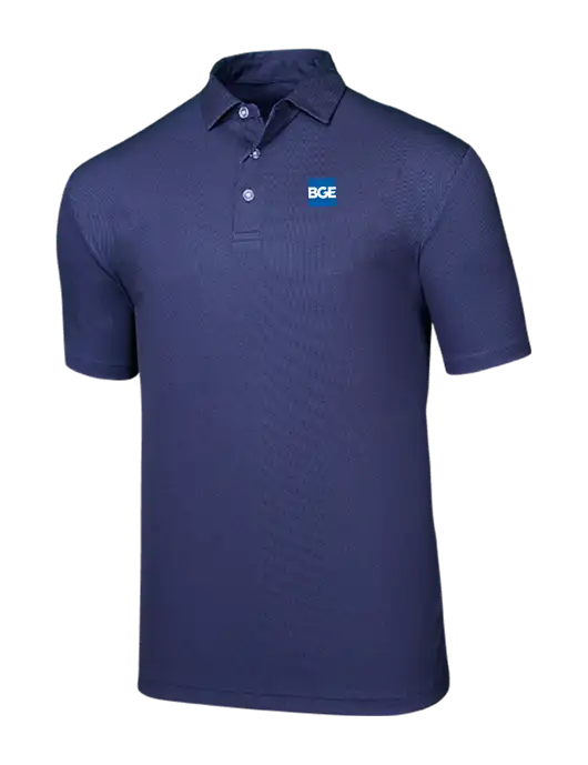 Callaway Birdseye Navy Polo w/BGE Logo