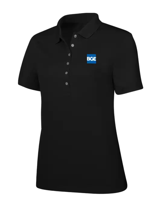 Callaway Womens Ottoman Black Polo w/BGE Logo