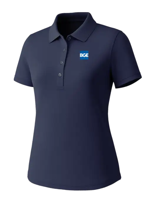 Callaway Womens Core Navy Performance Polo w/BGE Logo