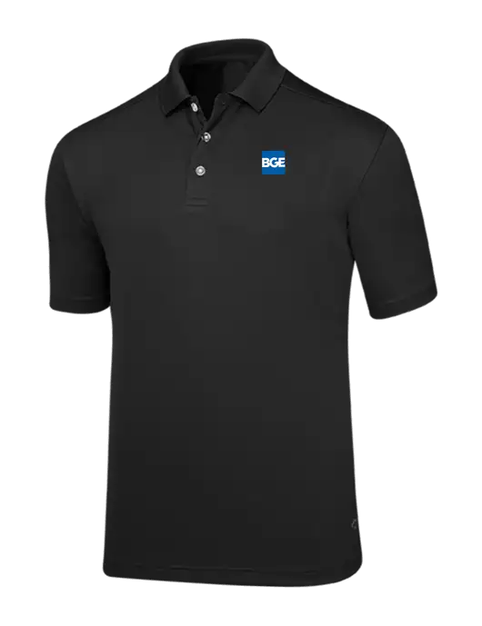 Callaway Core Black Performance Polo w/BGE Logo