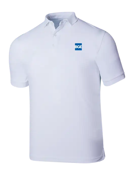 Callaway Ottoman Bright White Polo w/BGE Logo