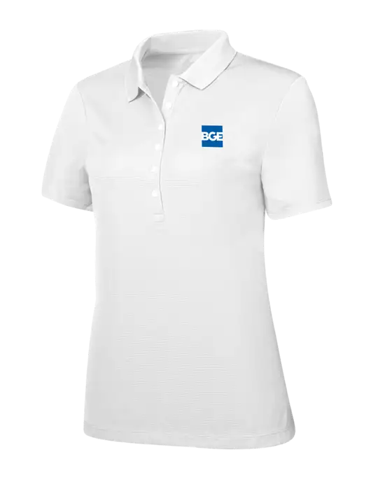 Callaway Womens Ottoman Bright White Polo w/BGE Logo