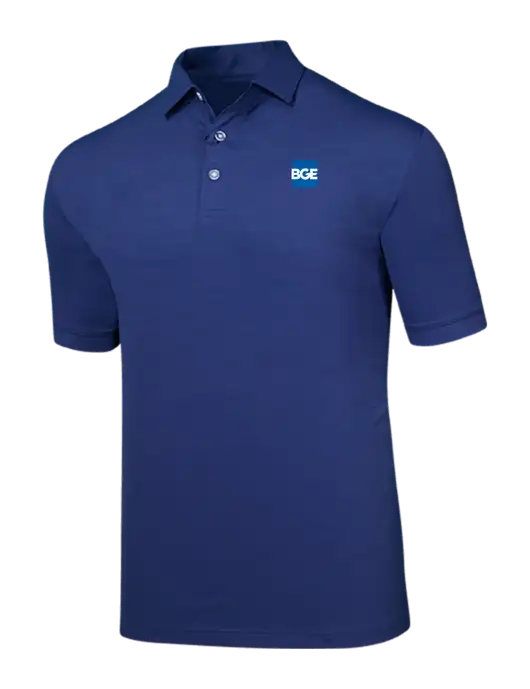 Callaway Navy Fashion Tonal Polo w/BGE Logo