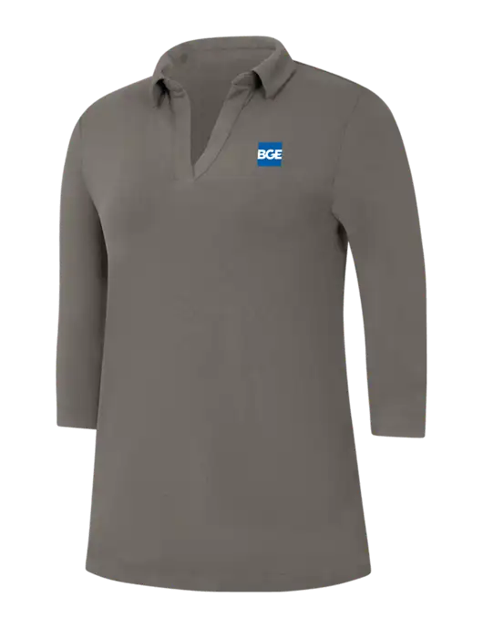 Womens Dark Grey Luxe Knit Tunic w/BGE Logo