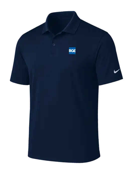 NIKE Navy Victory Solid Polo w/BGE Logo