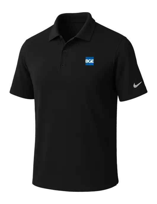 NIKE Black Dri-Fit Micro Pique Polo w/BGE Logo