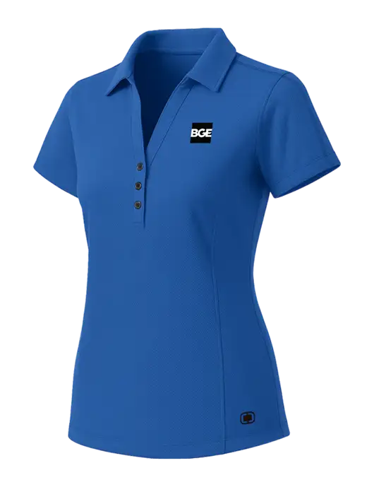 OGIO Womens Royal Blue ONYX Polo w/BGE Logo