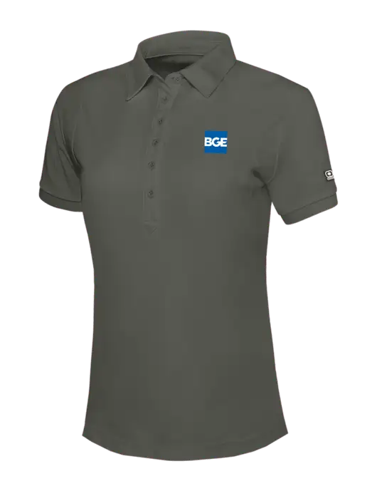 OGIO Womens Medium Grey Jewel Polo w/BGE Logo
