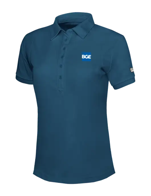 OGIO Womens Light Navy Jewel Polo w/BGE Logo