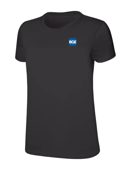 Womens Ring Spun Charcoal 4.5 oz T-Shirt w/BGE Logo