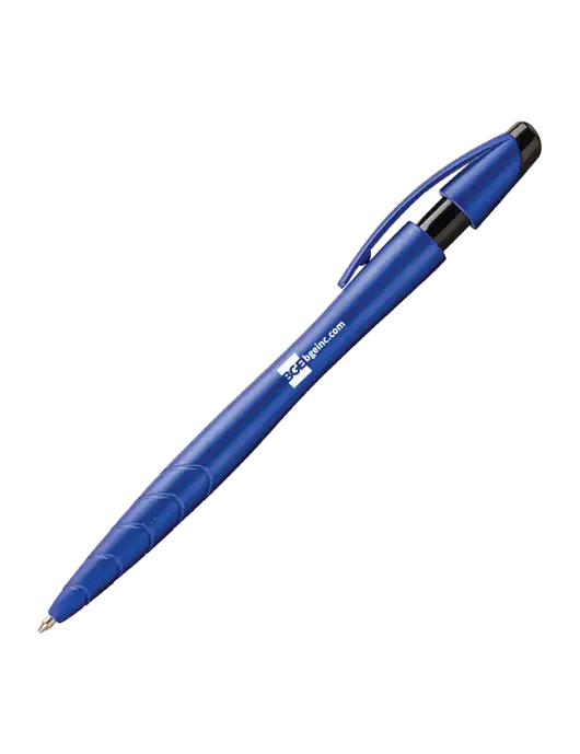 Awali Blue Metallic Pen - Black Ink w/BGE URL Logo