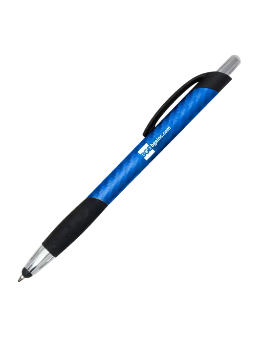 Sunray Blue Stylus Pen - Black Ink w/BGE URL Logo