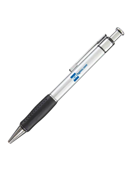 Malta Silver Pen - Black Ink w/BGE URL Logo