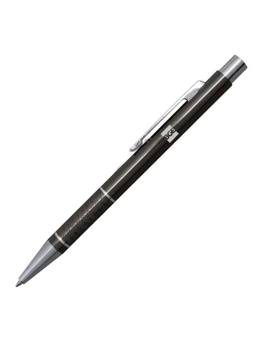 St George Gunmetal Pen - Blue Ink w/BGE Logo