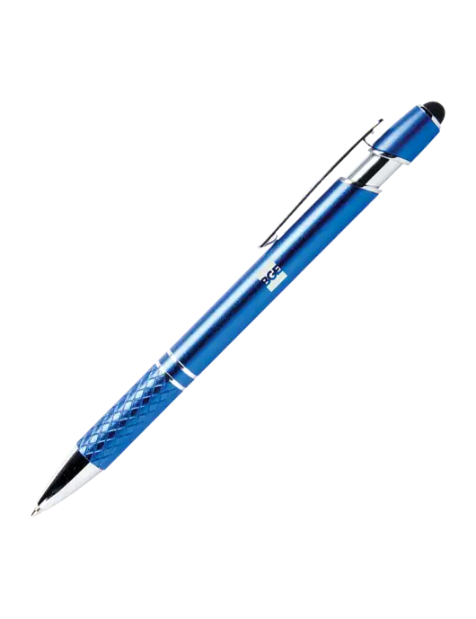 Valencia Blue Stylus Pen - Black Ink w/BGE Logo