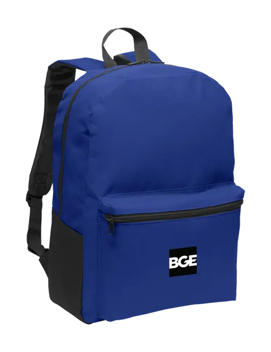 Casual Twilight Blue Lightweight Laptop Backpack w/BGE Logo