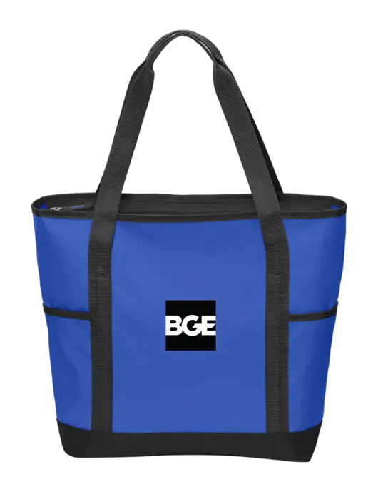 On the Go Royal/Black Tote w/BGE Logo