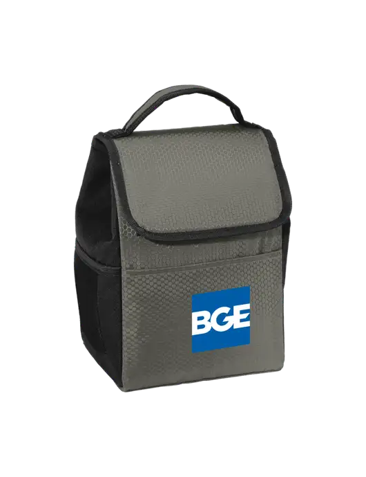 Lunch Bag Grey/Black Cooler w/BGE Logo