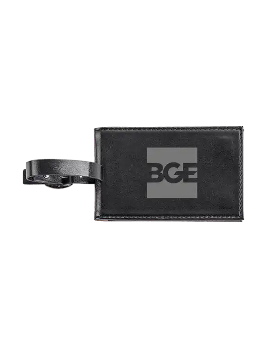 Fabrizio Black Executive Luggage Tag w/BGE Logo