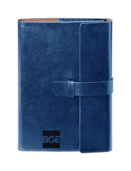 Fabrizio Blue 6.875 x 9.56 Portfolio w/BGE Logo