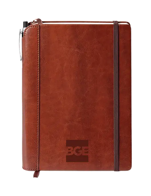 Fabrizio Brown Journal 6.375 x 8.375 Combo w/BGE Logo