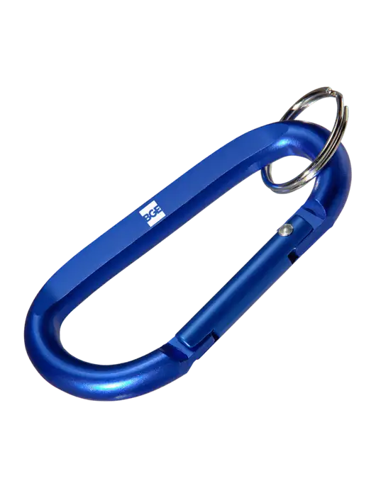 Blue Carabiner & Key Ring w/BGE Logo