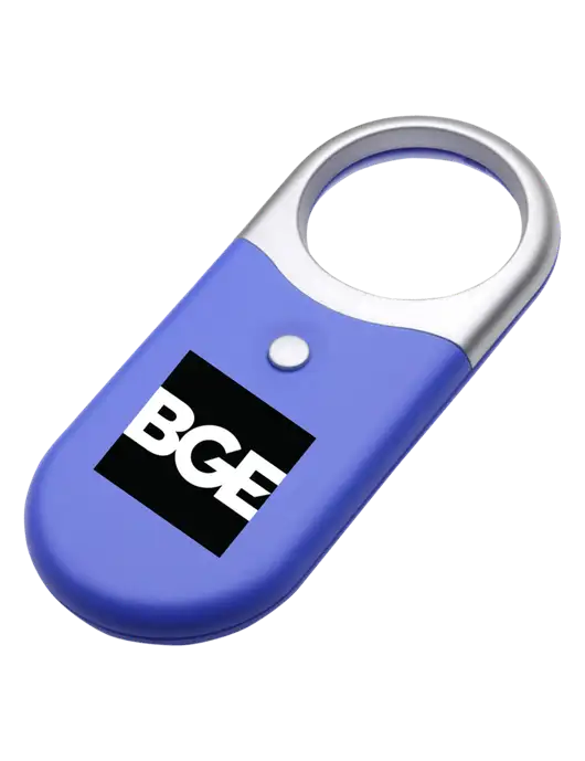 Compact Blue Magnifier Light w/BGE Logo