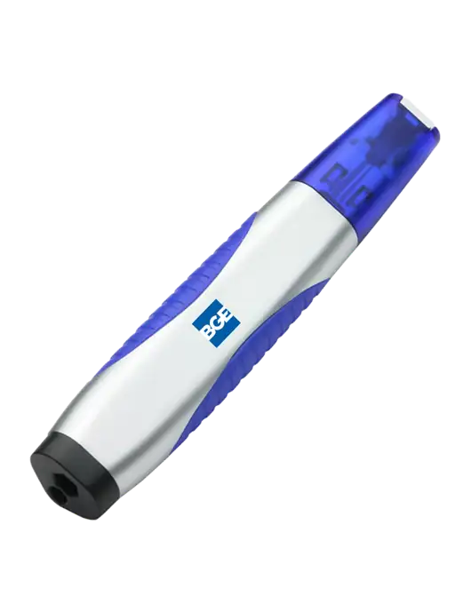 Silver/Blue Level Light Screwdriver Pen w/BGE Logo