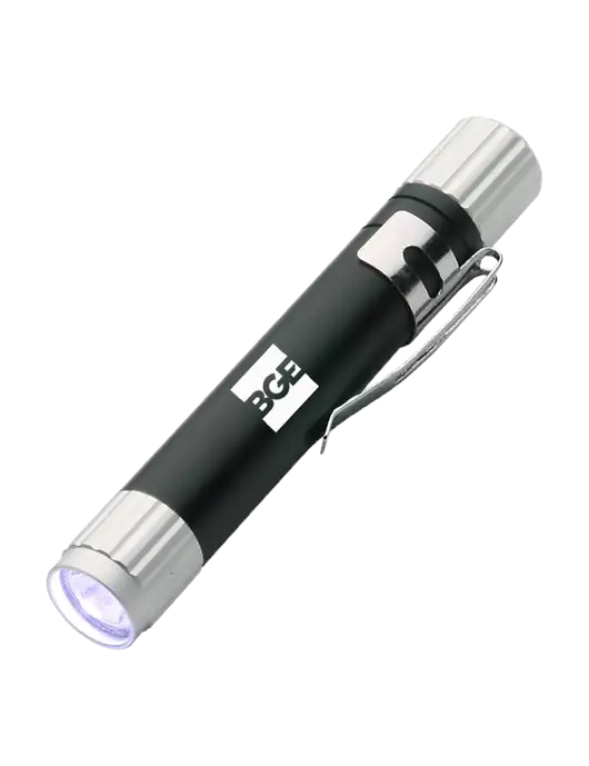 Black Aluminum LED Penlight w/BGE Logo
