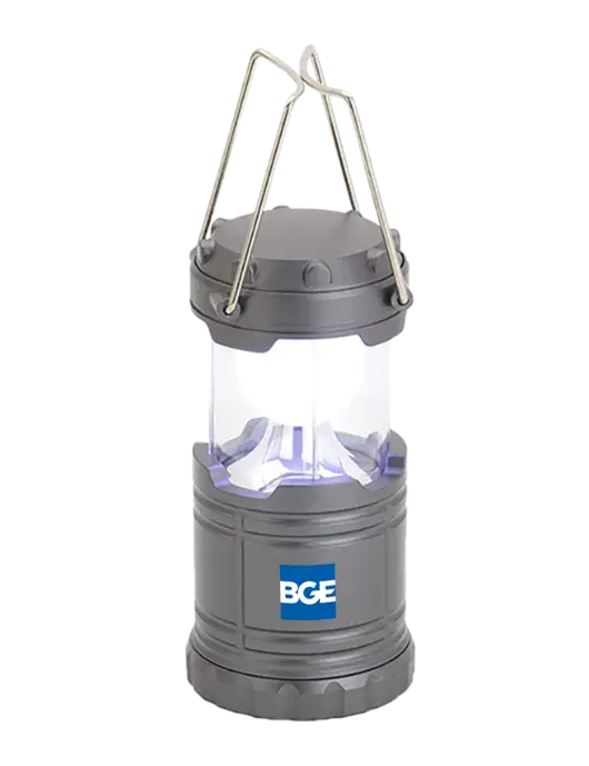 Gunmetal Mini Retro Lantern w/BGE Logo