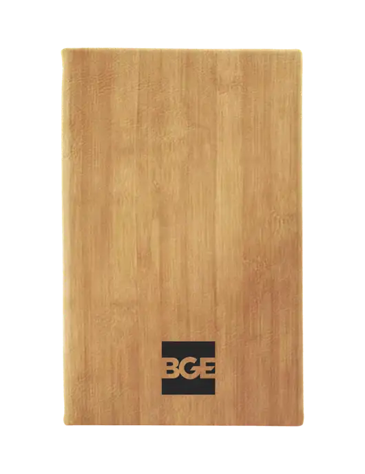 Bamboo Leatherette 5.25 x 8.25 Journal w/BGE Logo