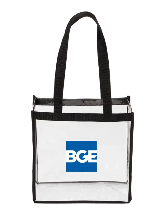 Clear Stadium Tote w/BGE Logo
