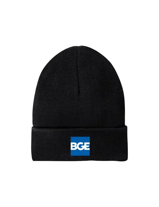 Recycled Black Beanie w/BGE Logo