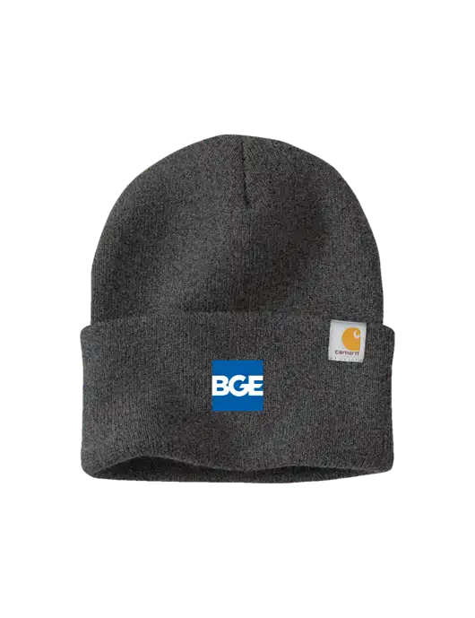 Carhartt Dark Grey Watch Cap 2.0 w/BGE Logo