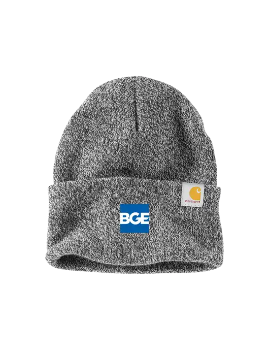 Carhartt Medium Grey Heather Watch Cap 2.0 w/BGE Logo