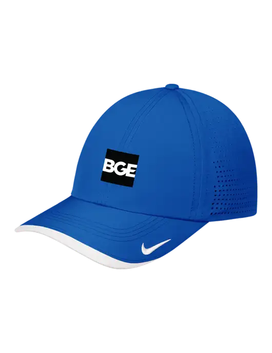 Nike Royal/White Dri-FIT Perforated Performance Cap w/BGE Logo