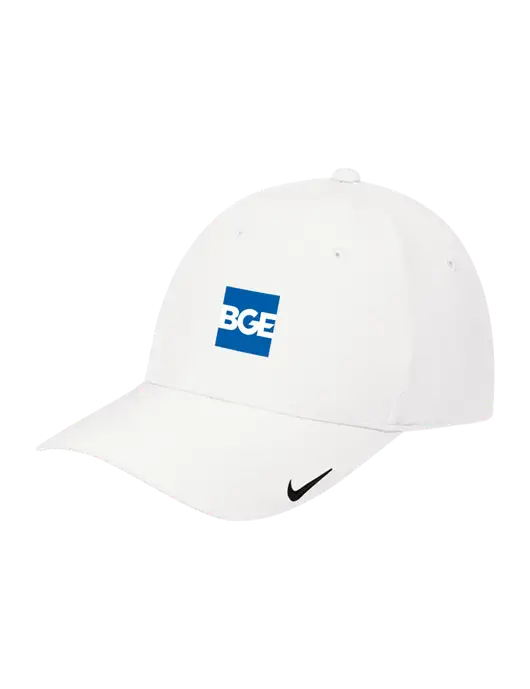 Nike White Dri-FIT Legacy Cap w/BGE Logo
