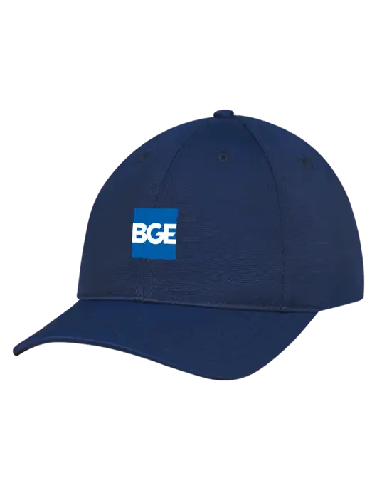 Navy Nylon Twill Performance Cap w/BGE Logo