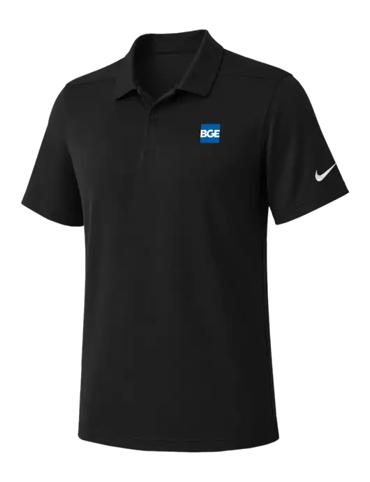 Nike Black Dry Essential Solid Polo w/BGE Logo