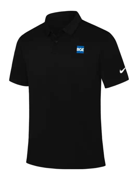 Nike Black Dry Essential Solid Polo w/BGE Logo
