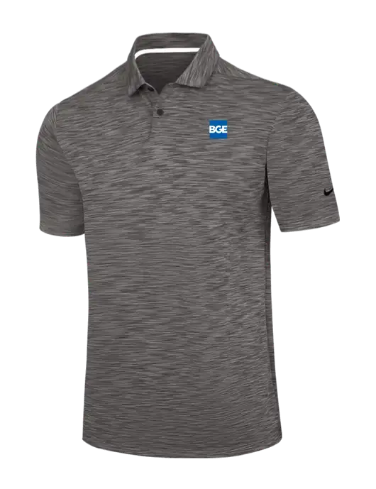 Nike Dark Grey Dri-FIT Vapor Space Dyed Polo w/BGE Logo