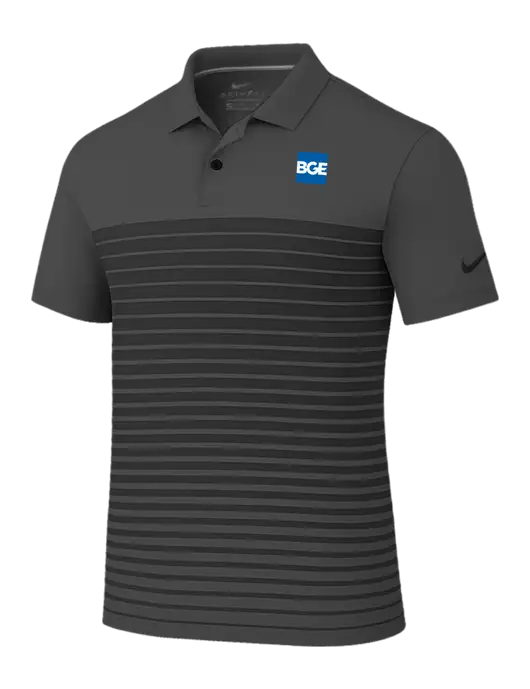 Nike Dark Grey Dri-FIT Vapor Block Polo w/BGE Logo