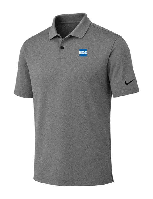 Nike Dark Grey Heather Dri-FIT Vapor Polo w/BGE Logo