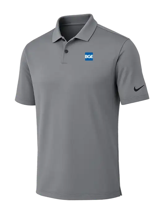 Nike Medium Grey Dri-FIT Vapor Polo w/BGE Logo